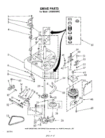 04 - Drive parts for Whirlpool Washer LA5600XKW2 / from AppliancePartsPros.com