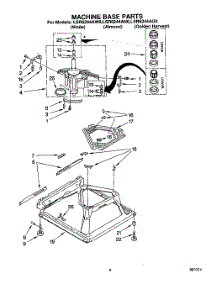 07 - Machine Base parts for Whirlpool Washer LSR6244AG0 / from AppliancePartsPros.com