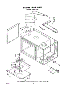 09 - Stirrer Drive parts for Whirlpool Range RM988PXVN4 / from AppliancePartsPros.com