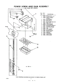 03 - Power Screw And Ram parts for Whirlpool SDC800002 / from AppliancePartsPros.com