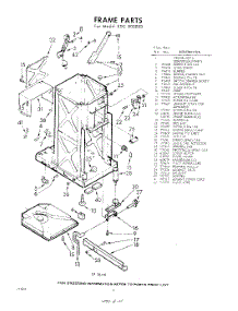 02 - Frame parts for Whirlpool SDC800003 / from AppliancePartsPros.com