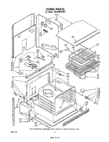 04 - Oven parts for Whirlpool Oven RB2600XKW2 / from AppliancePartsPros.com