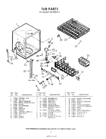 06 - Tub parts for Whirlpool SAF300W1 / from AppliancePartsPros.com