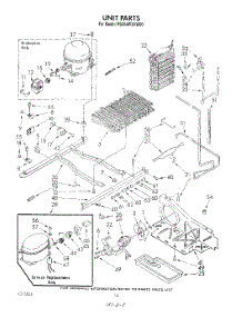 10 - Unit parts for Whirlpool Refrigerator RS25AWXVL00 / from AppliancePartsPros.com