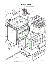05 - Section parts for Whirlpool RYE36504 / from AppliancePartsPros.com