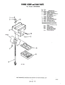 03 - Power Screw And Ram parts for Whirlpool SDC850000 / from AppliancePartsPros.com