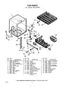 06 - Tub parts for Whirlpool SAF325W0 / from AppliancePartsPros.com