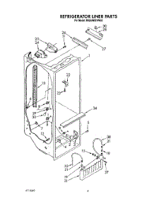 03 - Refrigerator Liner parts for Whirlpool Refrigerator RS25AWXVL02 / from AppliancePartsPros.com