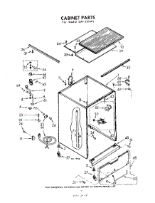 02 - Cabinet parts for Whirlpool SAF325W1 / from AppliancePartsPros.com