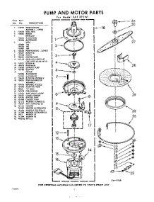 07 - Pump And Motor parts for Whirlpool SAF325W1 / from AppliancePartsPros.com