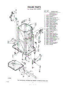 02 - Frame parts for Whirlpool SDC850002 / from AppliancePartsPros.com