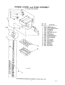 03 - Power Screw And Ram parts for Whirlpool SDC850002 / from AppliancePartsPros.com