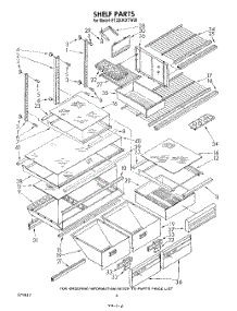 05 - Shelf , Lit / Optional parts for Whirlpool Refrigerator ET22DKXTF00 / from AppliancePartsPros.com