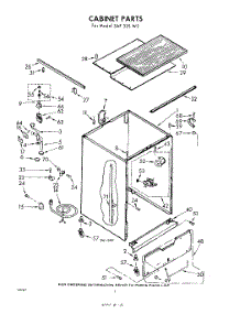 02 - Cabinet parts for Whirlpool SAF325W2 / from AppliancePartsPros.com