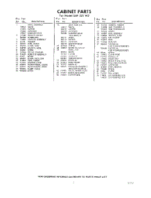 03 - Section parts for Whirlpool SAF325W2 / from AppliancePartsPros.com