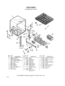 06 - Tub parts for Whirlpool SAF325W2 / from AppliancePartsPros.com