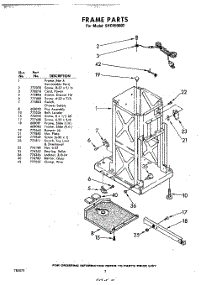 02 - Frame parts for Whirlpool SHC450002 / from AppliancePartsPros.com