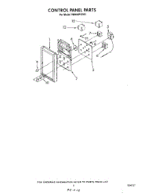 03 - Control Panel parts for Whirlpool Range RM996PXVN1 / from AppliancePartsPros.com