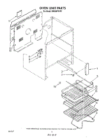 06 - Oven Unit parts for Whirlpool Range RM996PXVN1 / from AppliancePartsPros.com