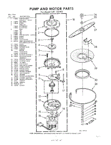 07 - Pump And Motor parts for Whirlpool SAF330W0 / from AppliancePartsPros.com