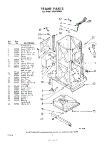 02 - Frame parts for Whirlpool SHC800000 / from AppliancePartsPros.com
