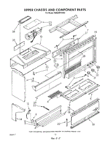 07 - Upper Chassis And Component parts for Whirlpool Range RM996PXVN2 / from AppliancePartsPros.com