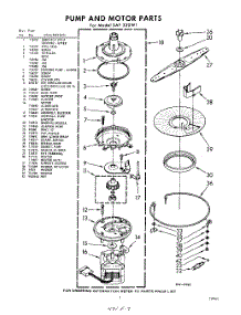 07 - Pump And Motor parts for Whirlpool SAF330W1 / from AppliancePartsPros.com