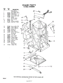02 - Frame parts for Whirlpool SHC800001 / from AppliancePartsPros.com