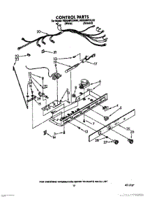 12 - Control parts for Whirlpool Refrigerator RS25AWXXL00 / from AppliancePartsPros.com