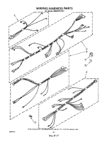 11 - Wiring Harness parts for Whirlpool Range RM996PXVN3 / from AppliancePartsPros.com
