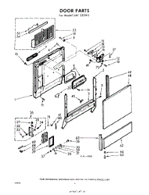 04 - Door parts for Whirlpool SAF330W2 / from AppliancePartsPros.com