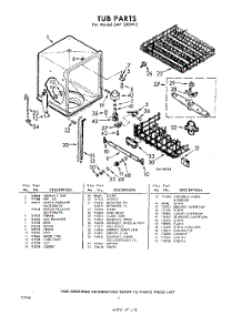 06 - Tub parts for Whirlpool SAF330W2 / from AppliancePartsPros.com