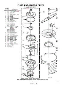 07 - Pump And Motor parts for Whirlpool SAF330W2 / from AppliancePartsPros.com