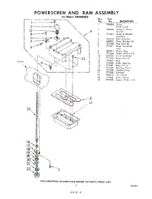 03 - Power Screw And Ram parts for Whirlpool SHC800002 / from AppliancePartsPros.com
