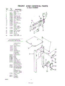 04 - Front And Control, Lit / Optional parts for Whirlpool SHC800002 / from AppliancePartsPros.com