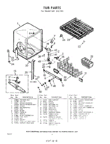 06 - Tub parts for Whirlpool SAF340W0 / from AppliancePartsPros.com