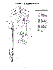 03 - Power Screw And Ram parts for Whirlpool SHC800400 / from AppliancePartsPros.com
