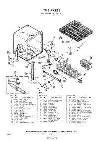 06 - Tub parts for Whirlpool SAF340W1 / from AppliancePartsPros.com