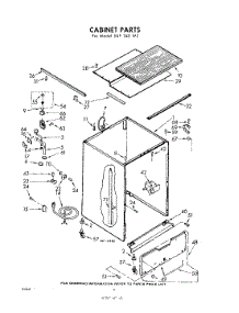 02 - Cabinet parts for Whirlpool SAF340W2 / from AppliancePartsPros.com
