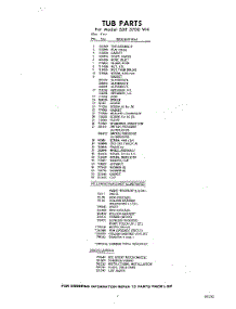 07 - Lit / Optional parts for Whirlpool SDF3700W4 / from AppliancePartsPros.com