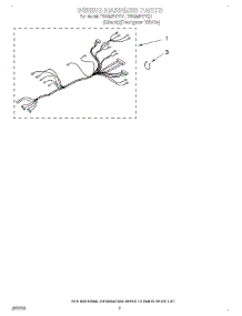 04 - Wiring Harness, Optional parts for Whirlpool Oven RB260PXYQ1 / from AppliancePartsPros.com