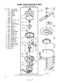 08 - Pump And Motor parts for Whirlpool SAF400W0 / from AppliancePartsPros.com