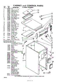 04 - Cabinet And Control , Lit / Optional parts for Whirlpool SHC850002 / from AppliancePartsPros.com