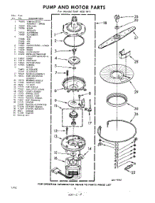 08 - Pump And Motor parts for Whirlpool SAF400W1 / from AppliancePartsPros.com