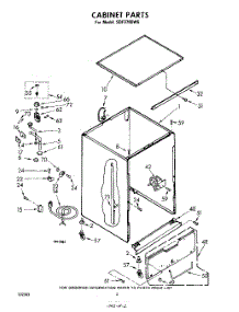 02 - Cabinet parts for Whirlpool SDF3700W6 / from AppliancePartsPros.com