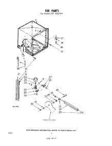06 - Tub parts for Whirlpool SDF4000W0 / from AppliancePartsPros.com
