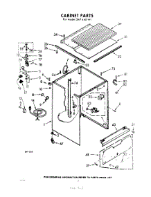 02 - Cabinet parts for Whirlpool SAF440W1 / from AppliancePartsPros.com