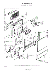 04 - Door parts for Whirlpool SAF440W1 / from AppliancePartsPros.com