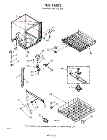 06 - Tub parts for Whirlpool SAF440W1 / from AppliancePartsPros.com