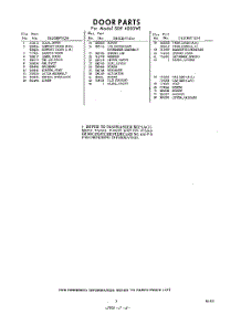05 - Section parts for Whirlpool SDF4000W1 / from AppliancePartsPros.com